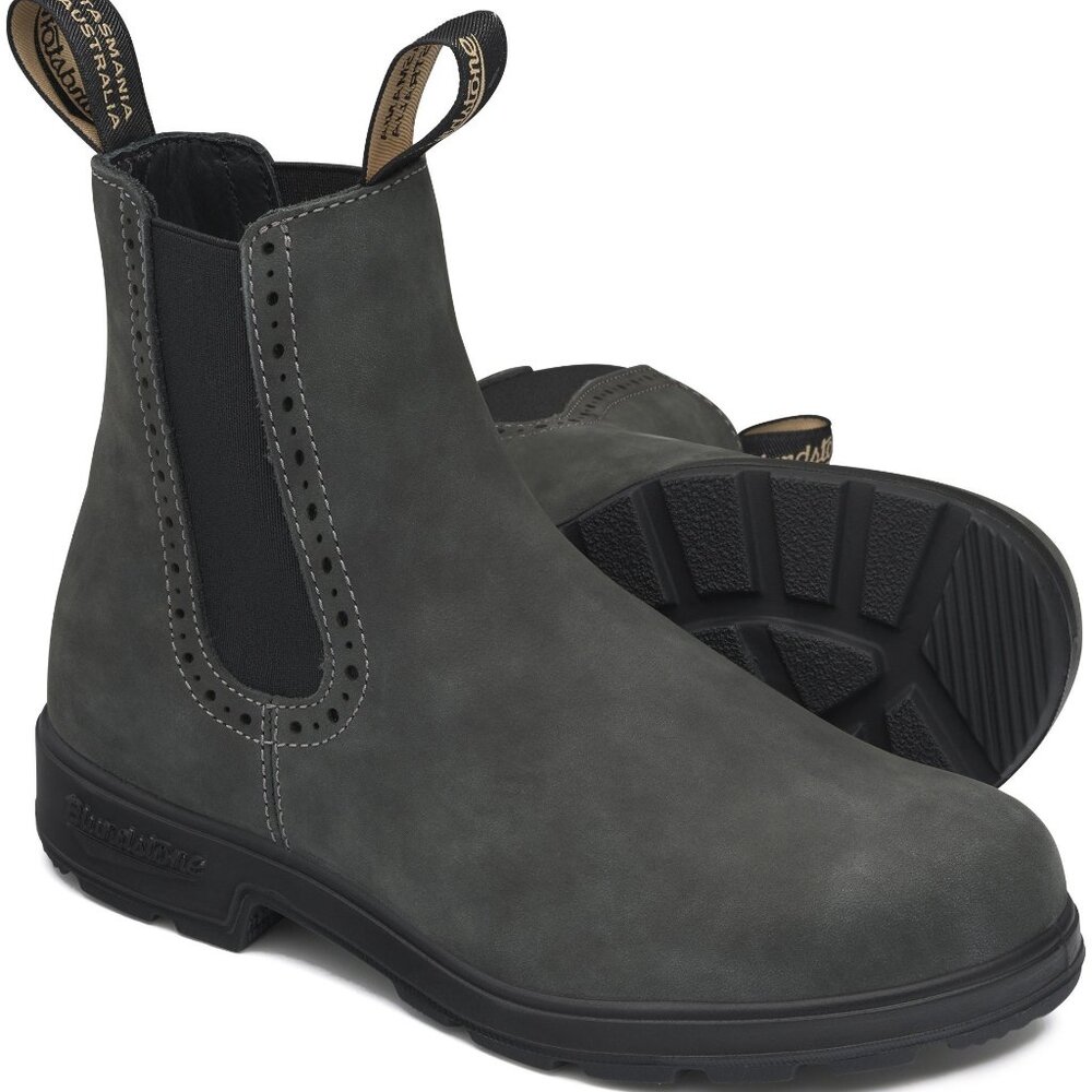 Blundstone Rustic Black Leather Boots